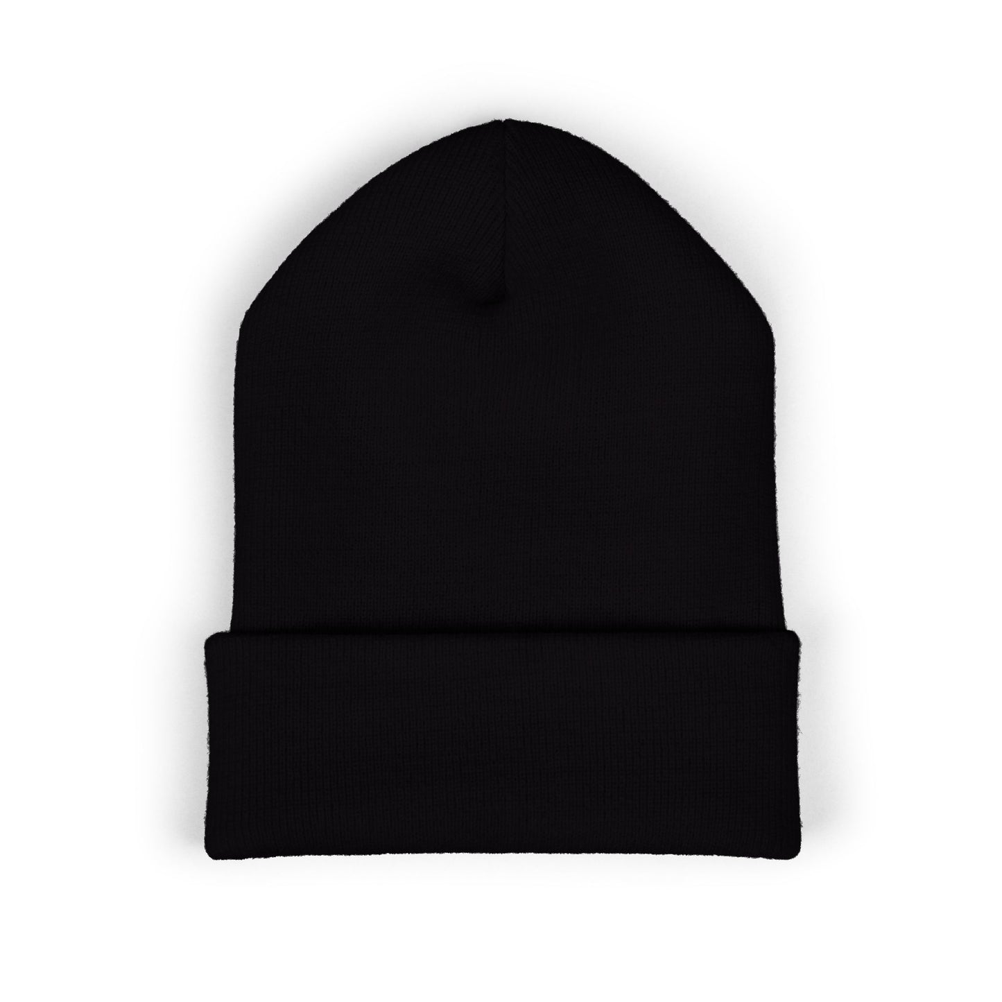 Classic Cuffed Beanie with Star Embroidery - Trendy Headwear for Streetwear Lovers