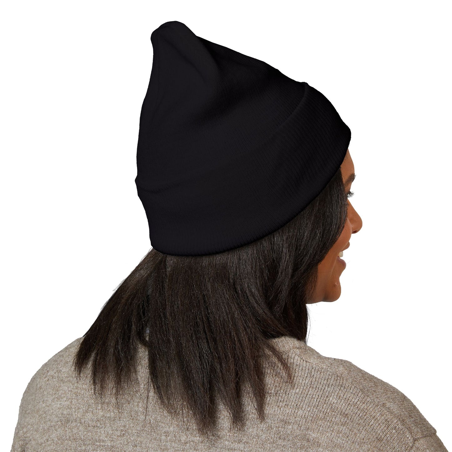 Classic Cuffed Beanie with Star Embroidery - Trendy Headwear for Streetwear Lovers