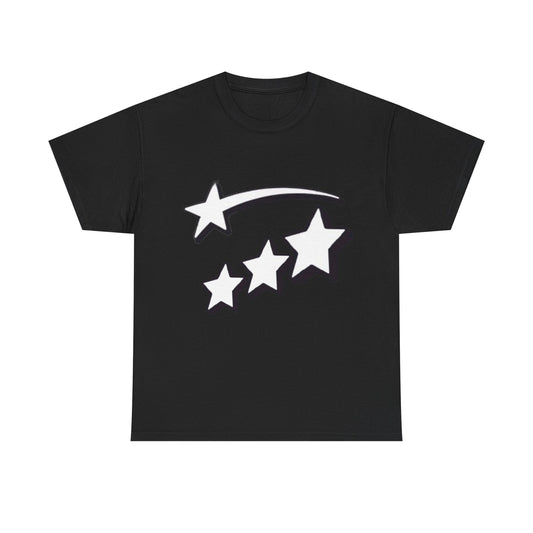 Starry Night Unisex Heavy Cotton Tee – Comfortable Tee for Casual Wear & Celebrations