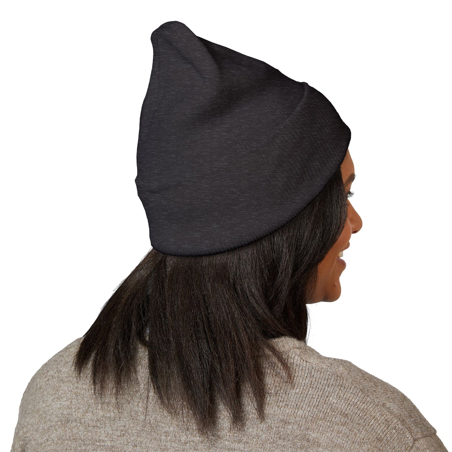 Classic Cuffed Beanie with Star Embroidery - Trendy Headwear for Streetwear Lovers
